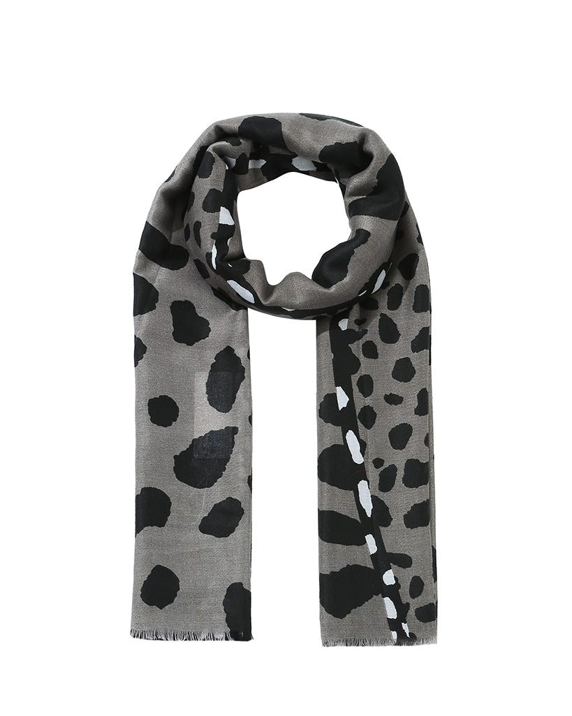 Cow-print Balinese scarf