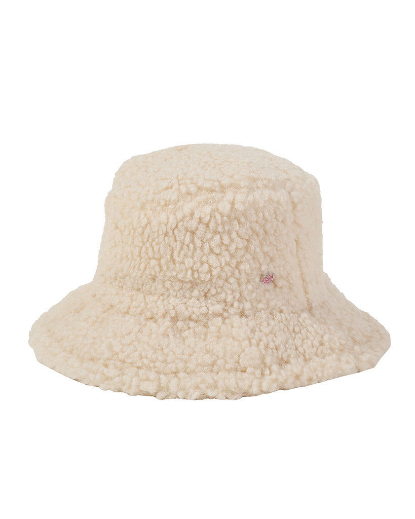 AW teddy fleece bucket hat