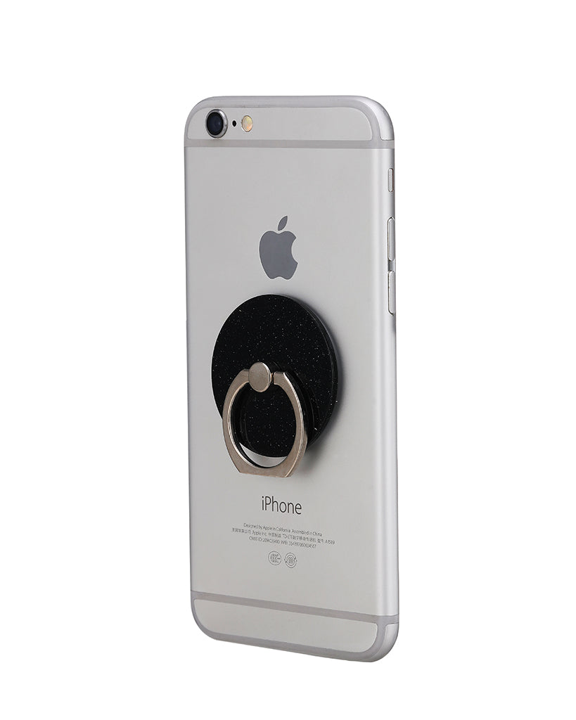 Glitter round phone ring holder
