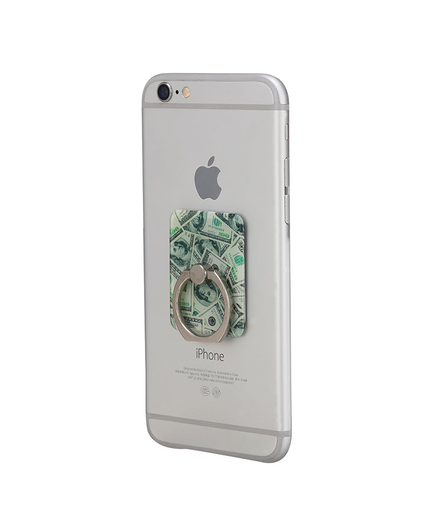 Square phone ring holder