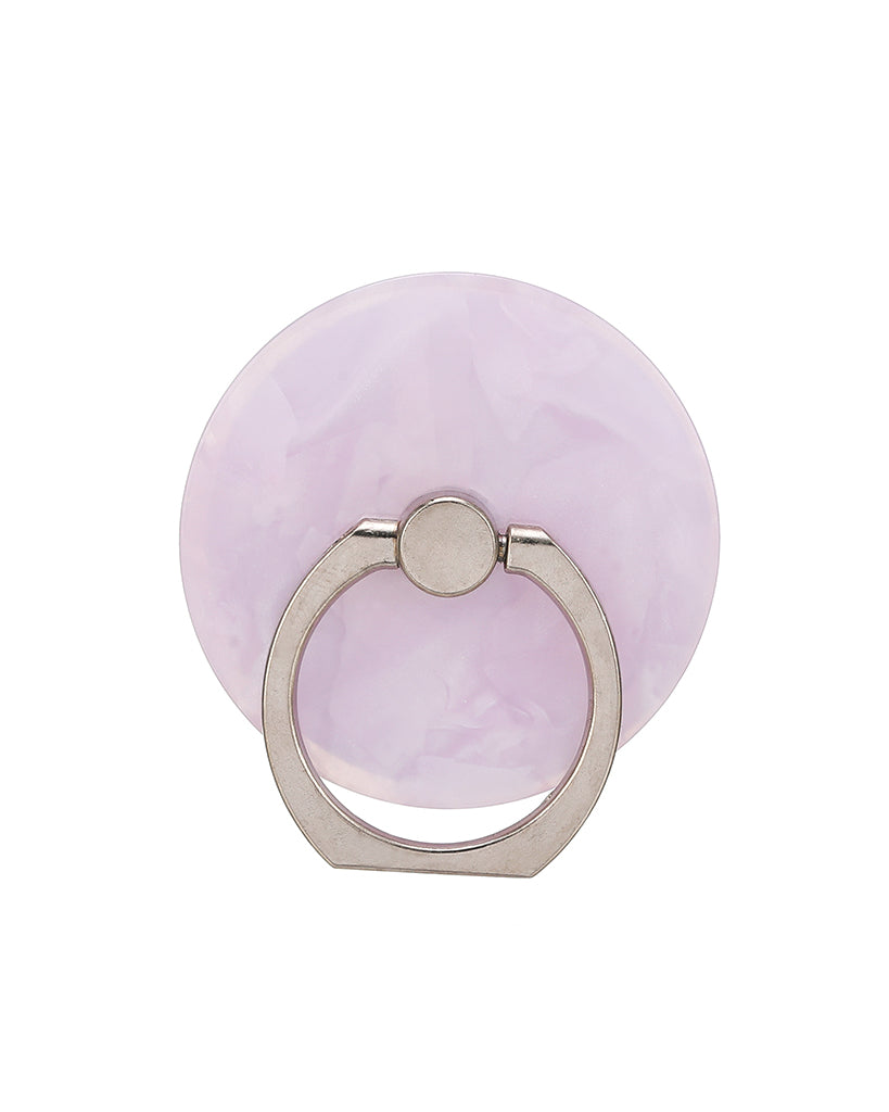 Round phone ring holder