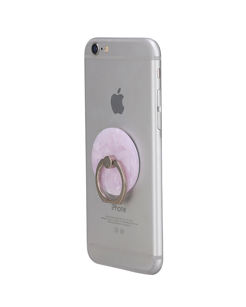 Round phone ring holder