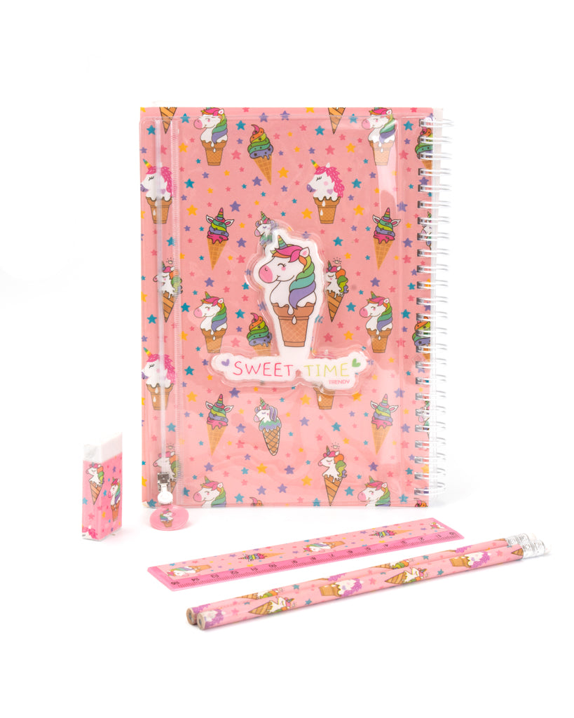 Rainbow Notepad book Unicorn