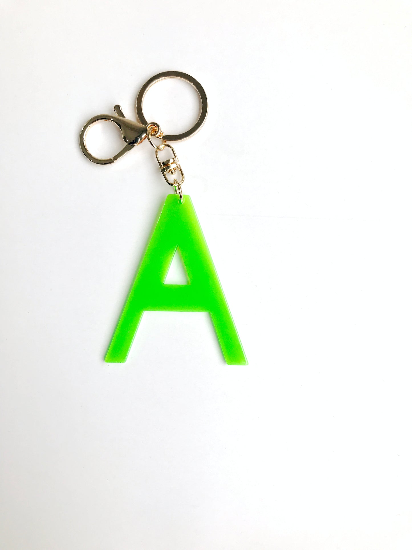 Letter keychains