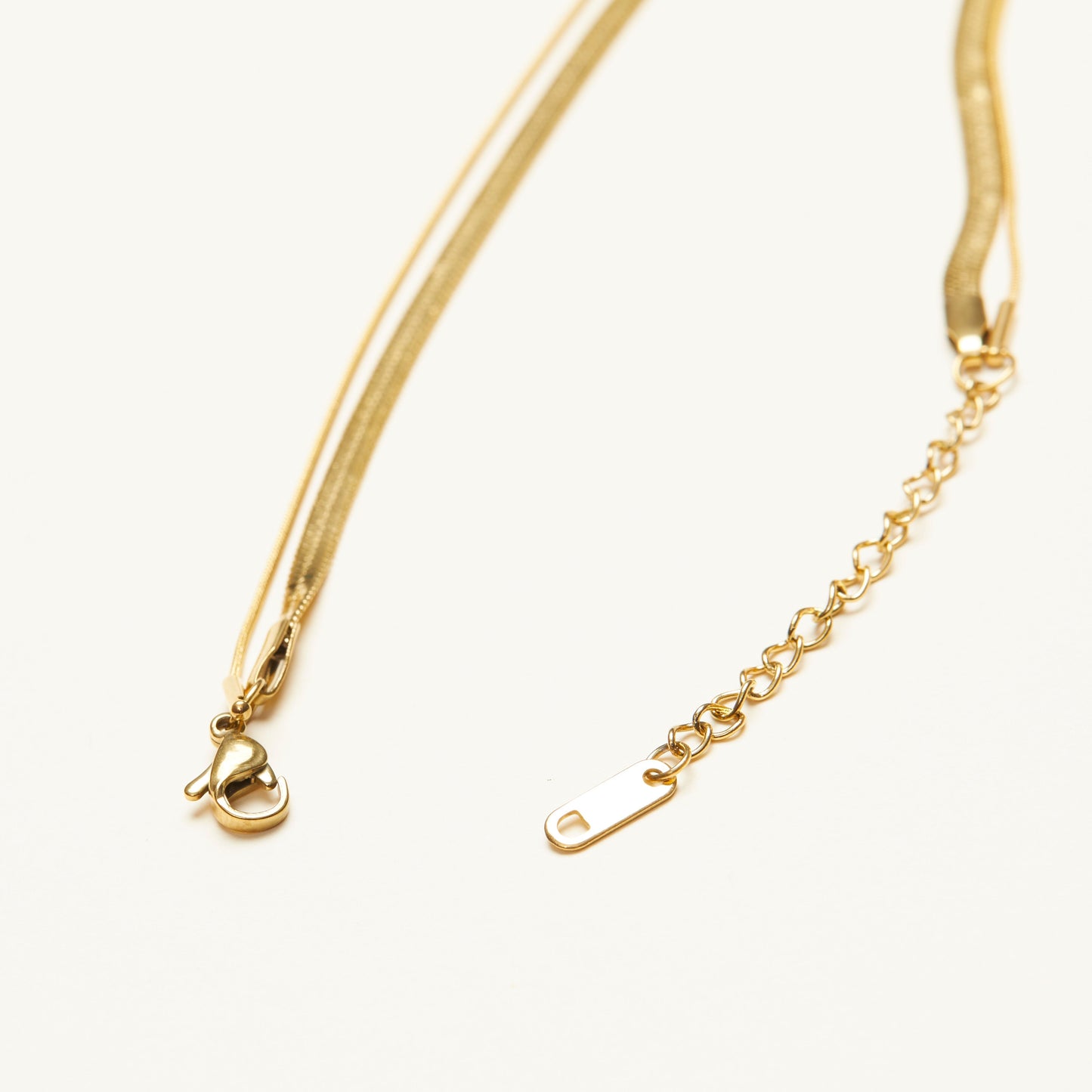 Double Herringbone Necklace