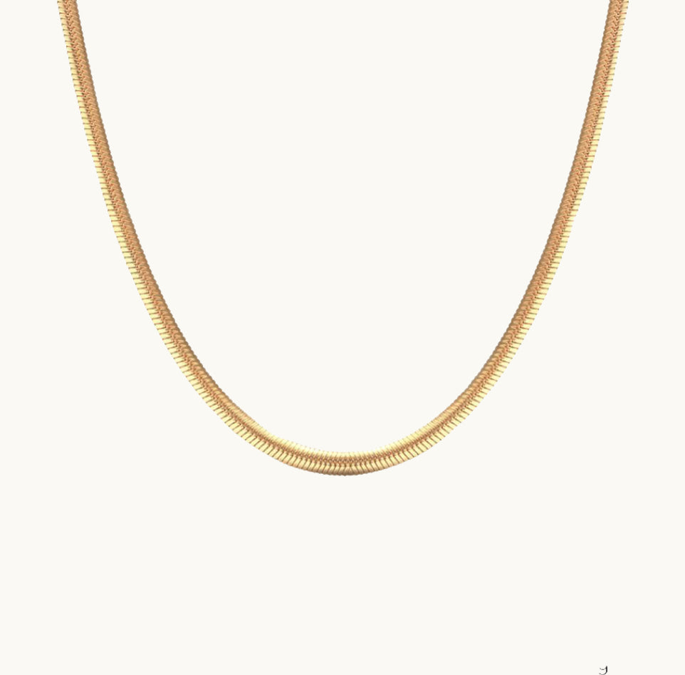 Herringbone Snake Necklace / Choker (2 styles)