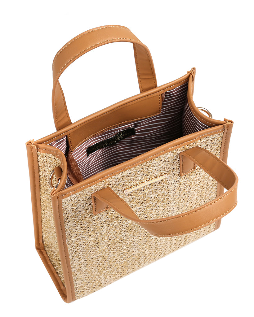 Women Straw bag handle bag