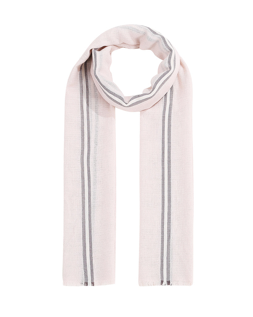 Vertical striped scarf