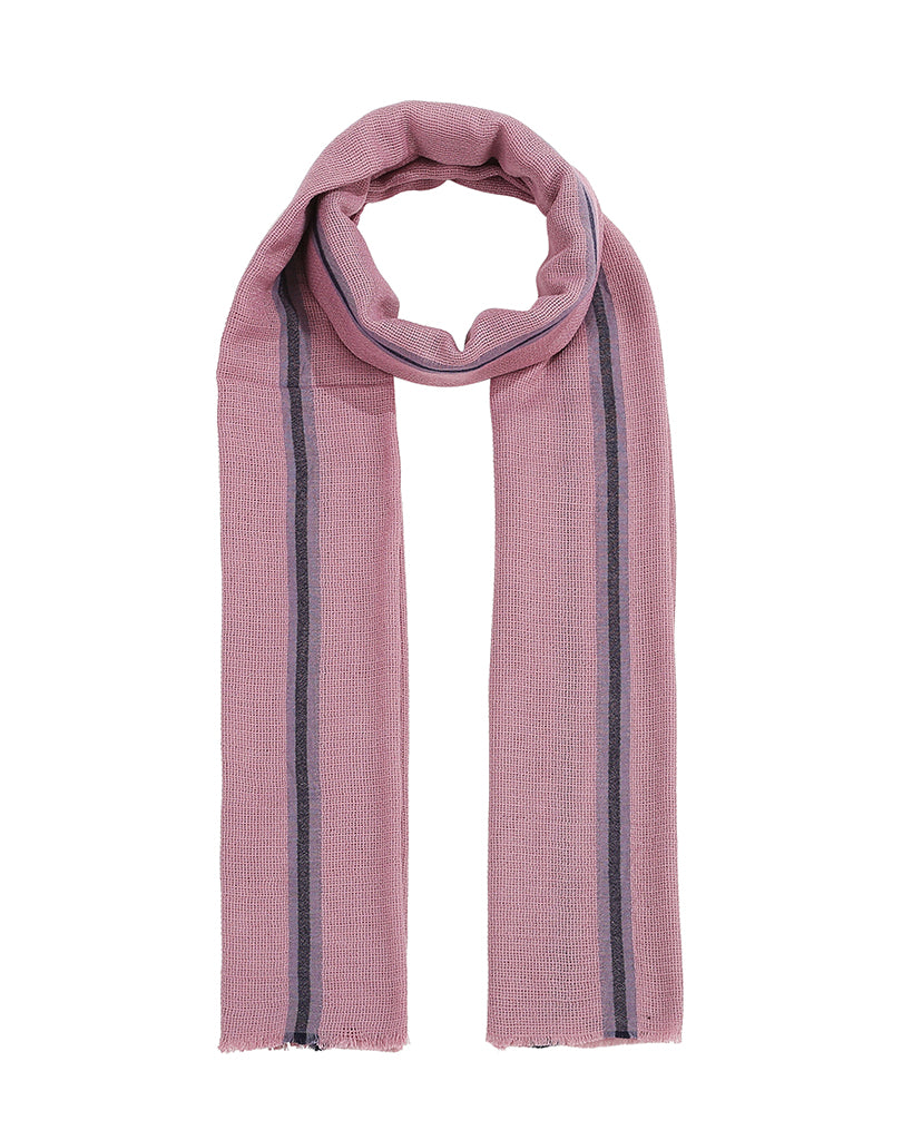 Vertical striped scarf