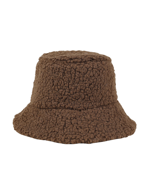 AW teddy fleece bucket hat