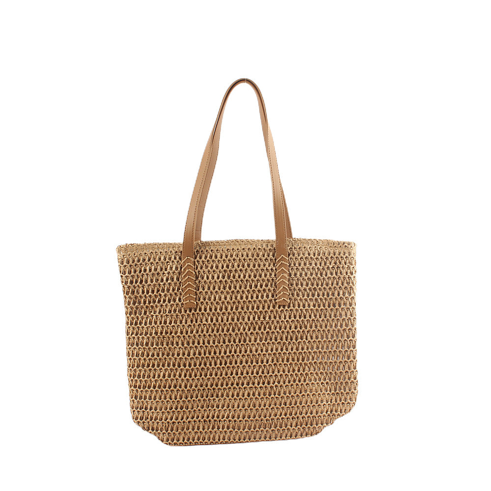 Women Straw bag handle bag