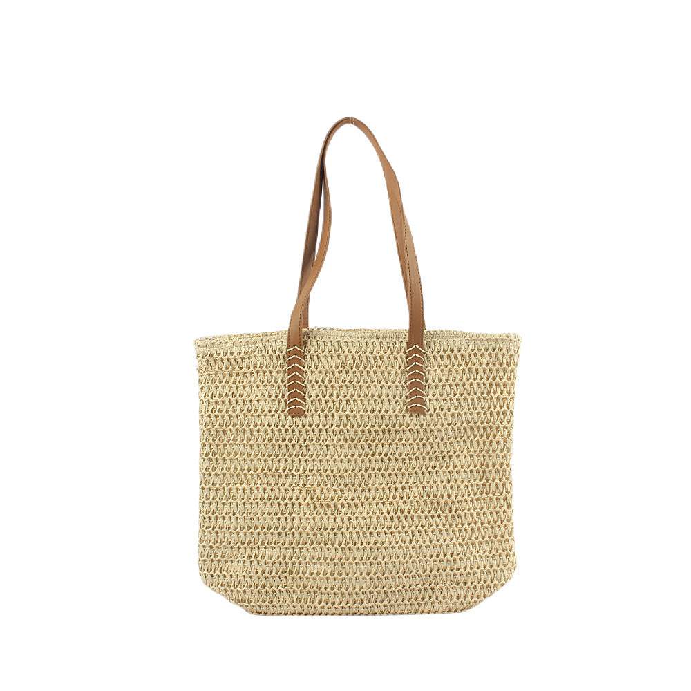 Women Straw bag handle bag