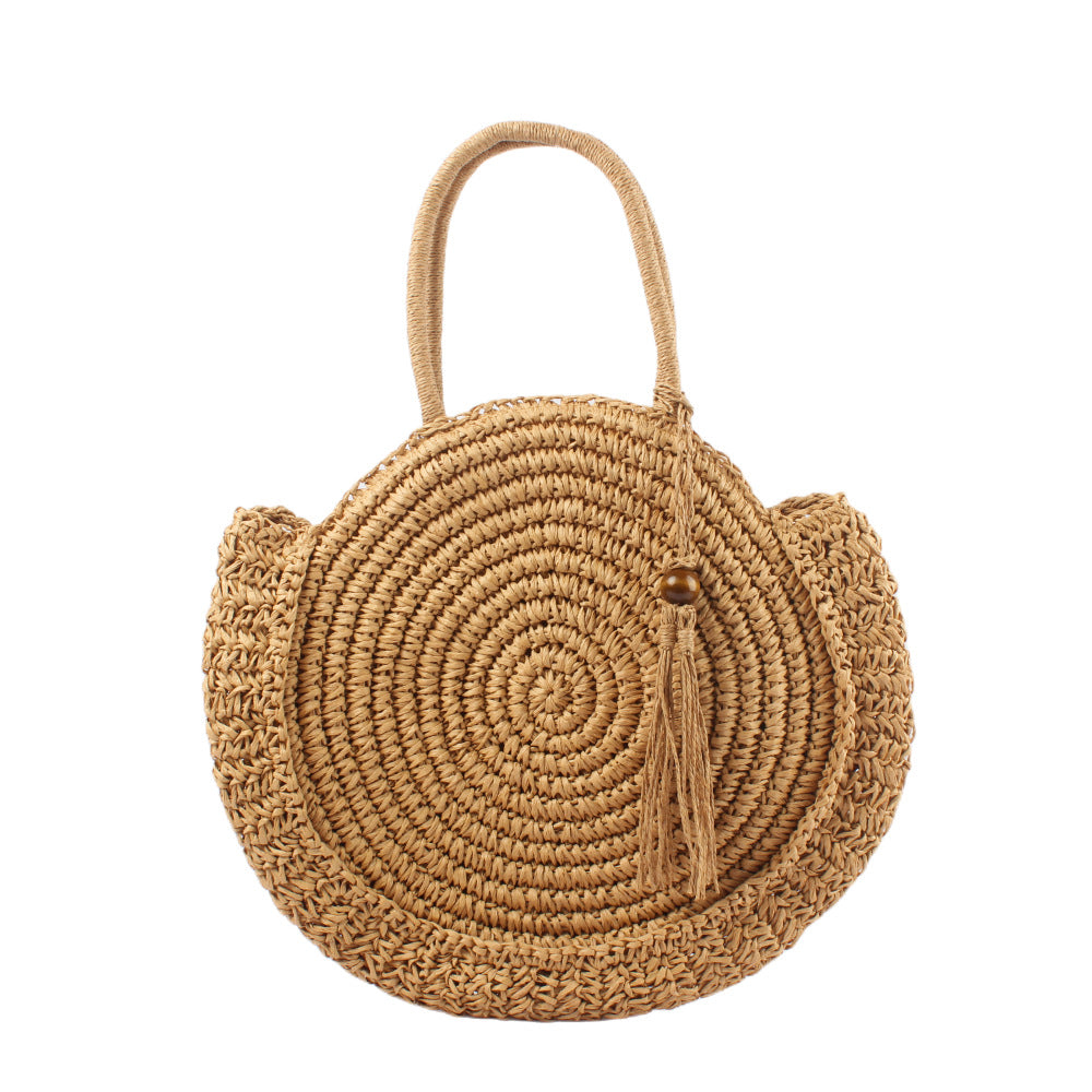 Women Straw bag handle bag