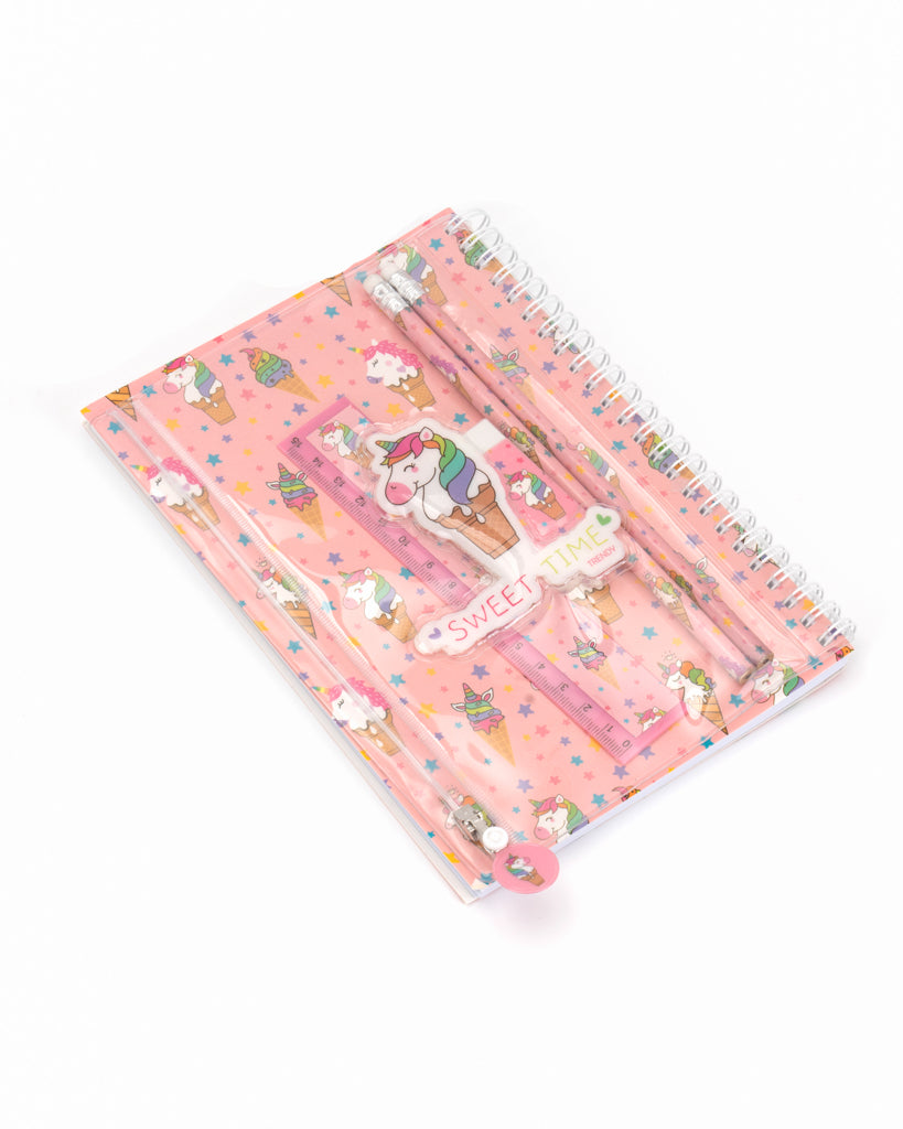 Rainbow Notepad book Unicorn