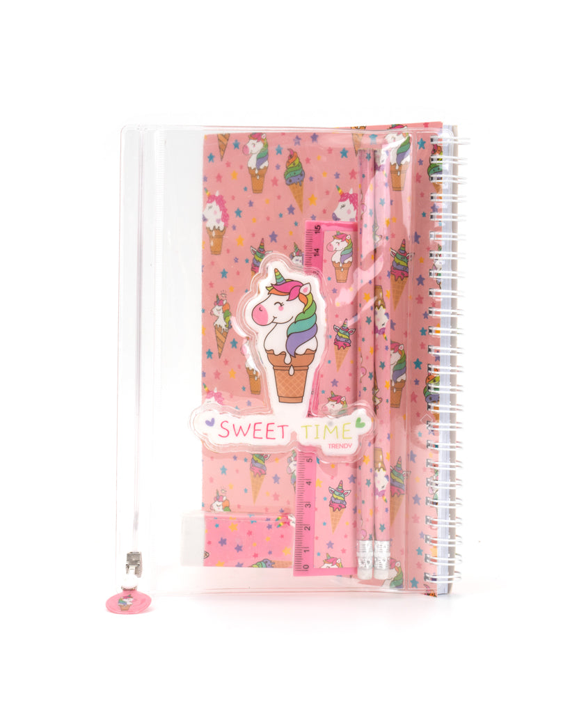 Rainbow Notepad book Unicorn