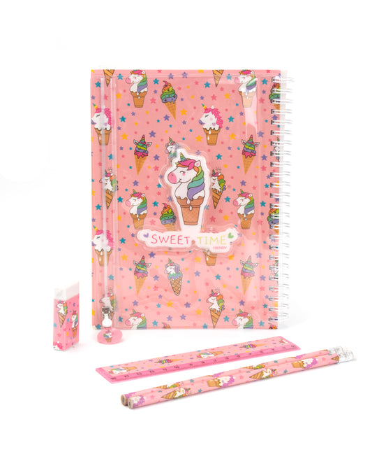 Rainbow Notepad book Unicorn