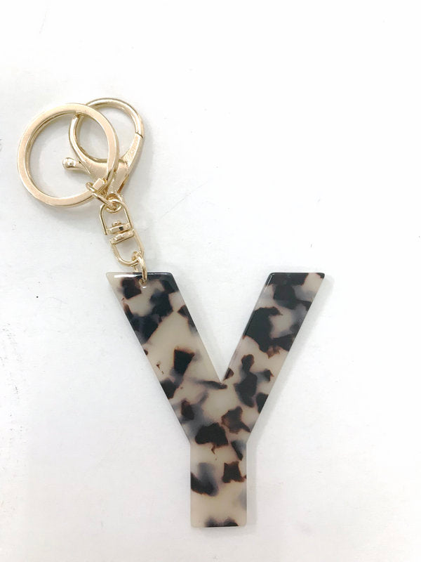 Letter keychains