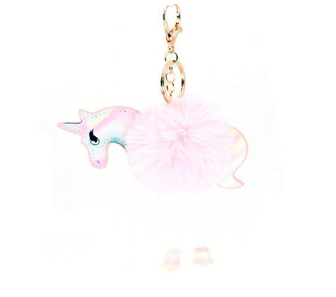Pompom keychains