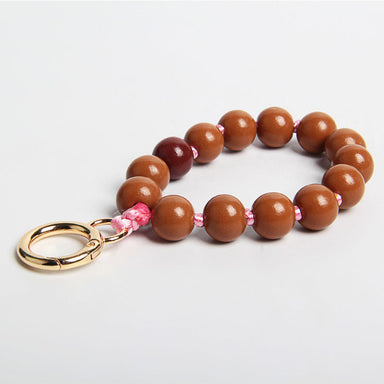 Acrylic round bead key chain