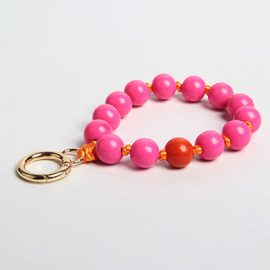 Acrylic round bead key chain