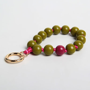 Acrylic round bead key chain