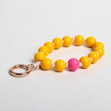 Acrylic round bead key chain