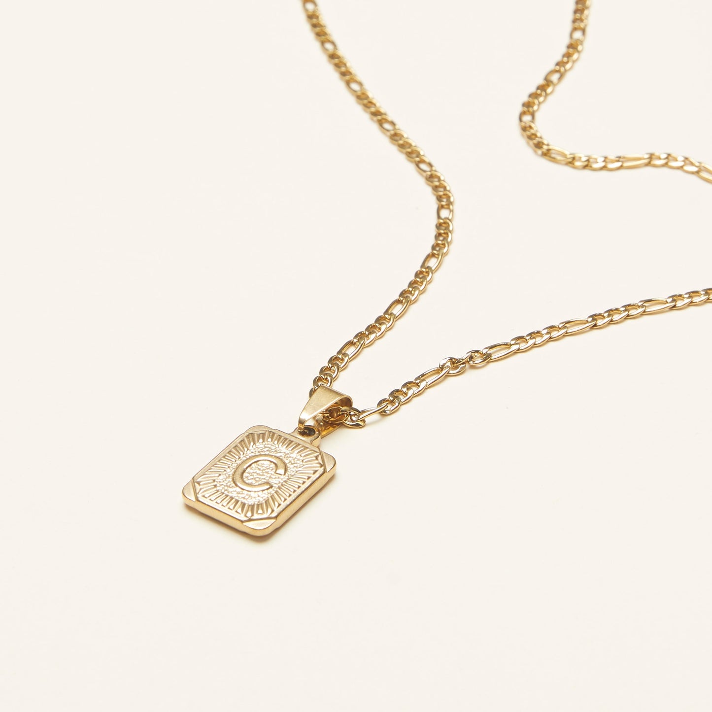 Monogram Initial Charm Necklace