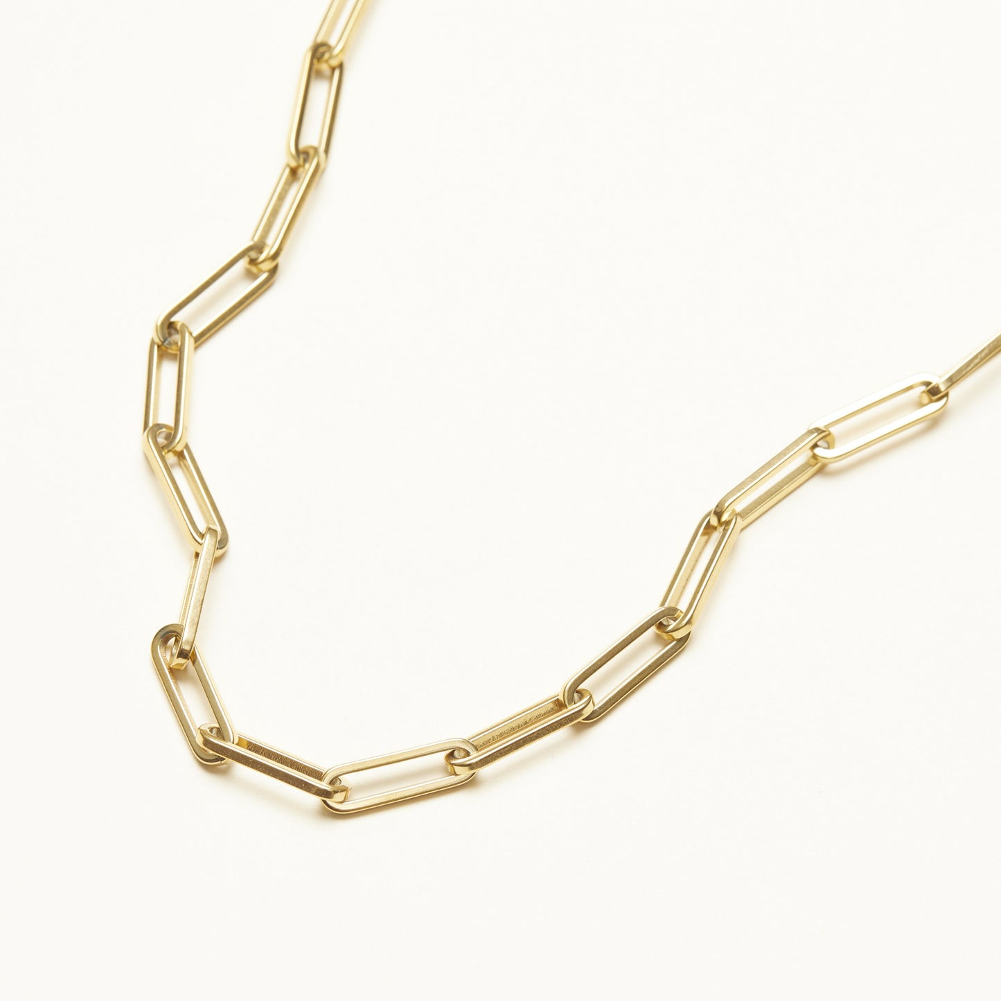 Thick Paperclip Chain Necklace