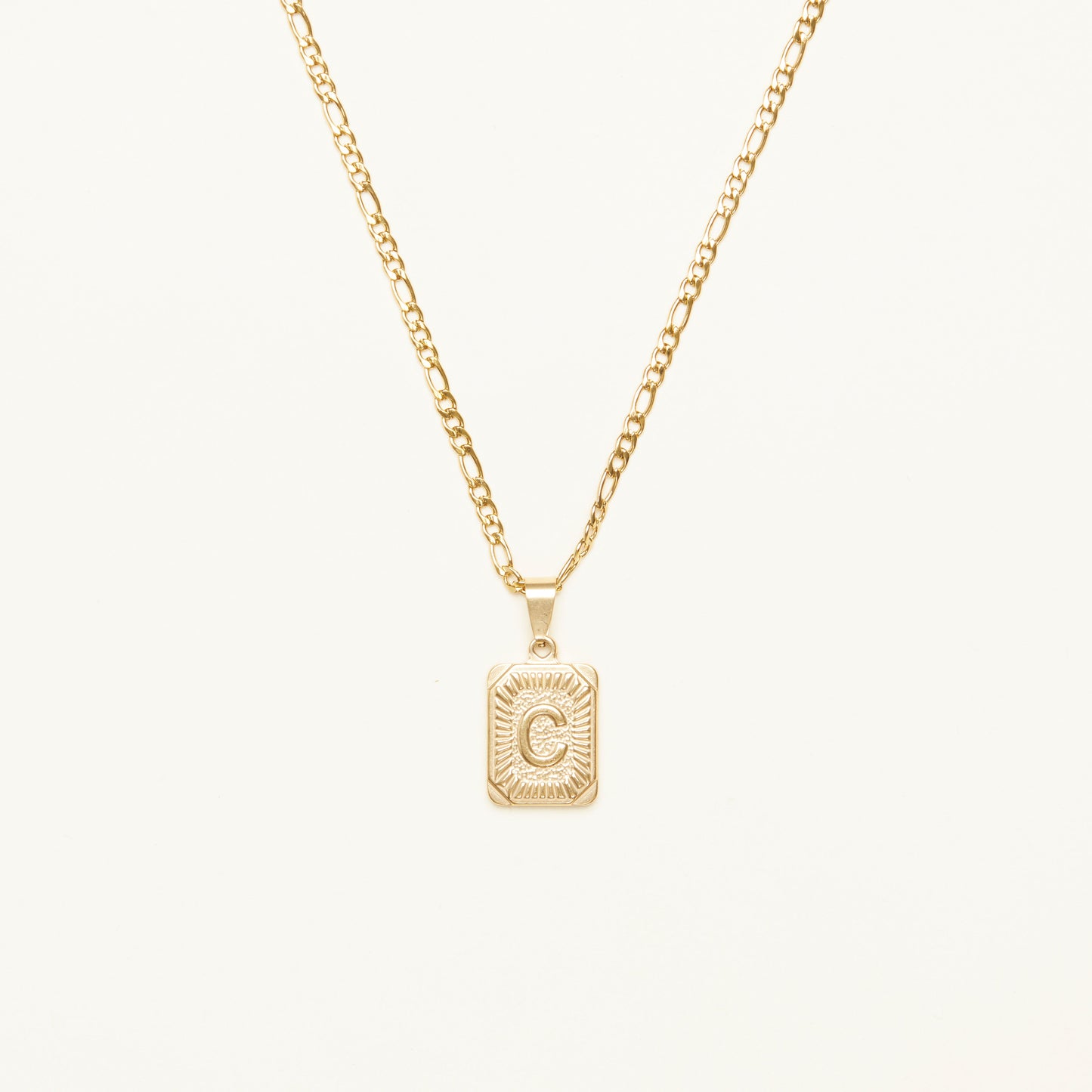 Monogram Initial Charm Necklace