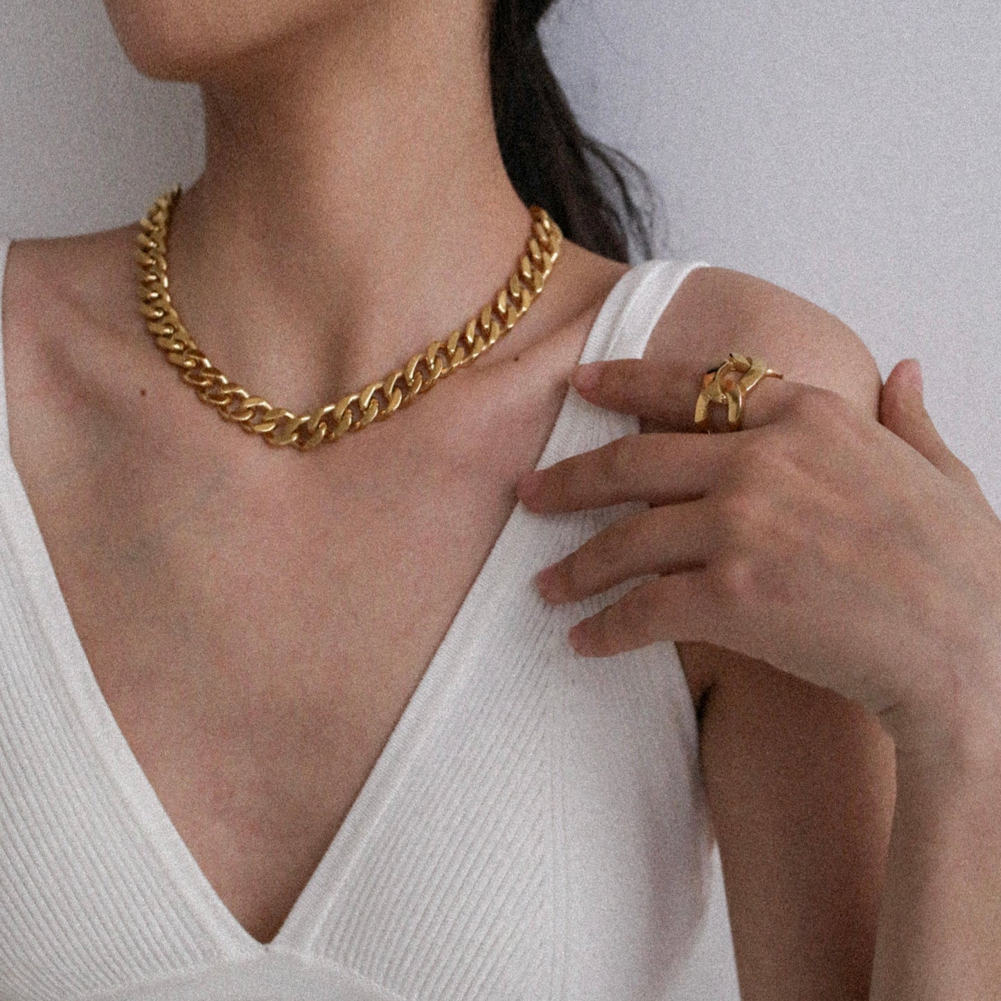 Thick Paperclip Chain Necklace