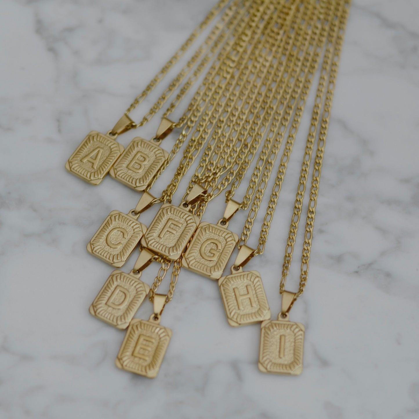 Monogram Initial Charm Necklace