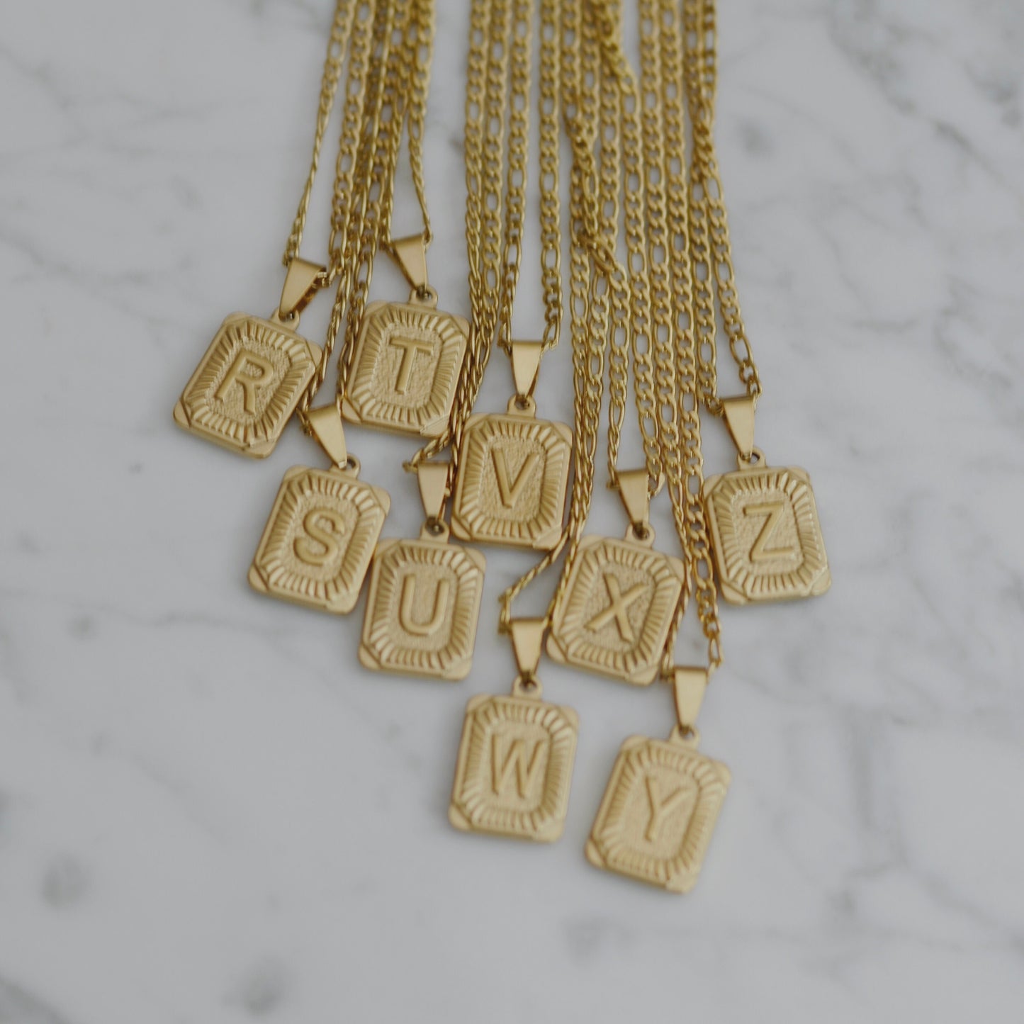 Monogram Initial Charm Necklace